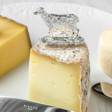 Cheese Set in silver or gold plated, silver [3]