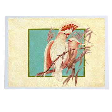 Gould Birds 6, Chromo placemats in laminated paper, multicolor, bird 2 [1]