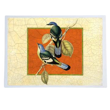 Gould Birds 6, Chromo placemats in laminated paper, multicolor, bird 5 [1]