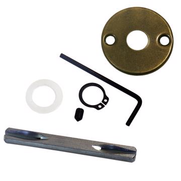 Olive leaf Handle in casted metal, bronze [4]