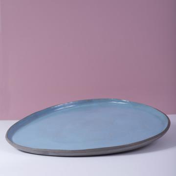 Black Stone table service in sandstone, light blue, dish [1]
