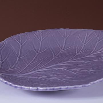 Hydrangea table plate in earthenware, lila [2]