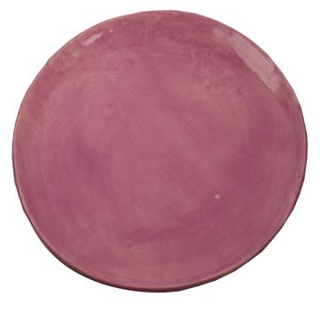 Alagoa Plates in stamped earthenware, light purple, 24 cm diam. [3]