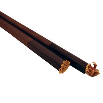 Monkey Chopsticks in rosewood, gold [3]