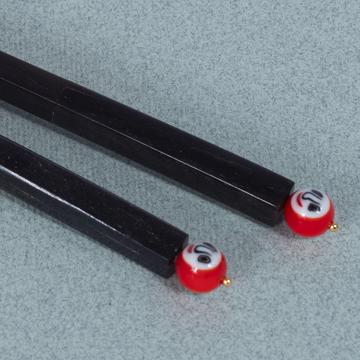 Faces Chopsticks in rosewood, red  [2]