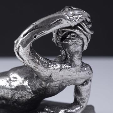 Silver plated bathers, silver, on her back [4]