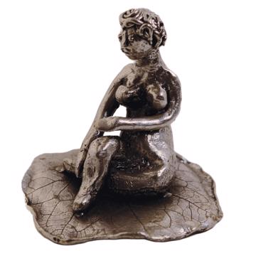 Silver plated bathers, silver, seated [5]
