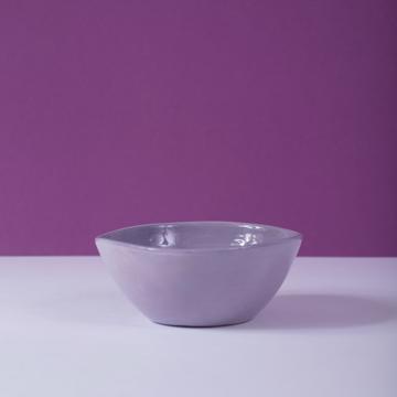 Round Bowl in earthenware, lila, 11 cm [1]