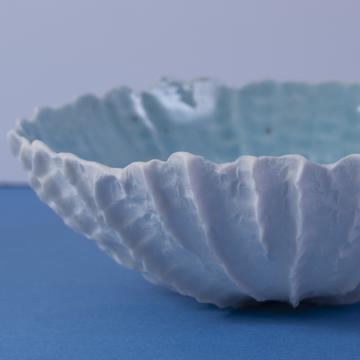 Bol Oursin en Porcelaine façonnée, bleu clair [4]