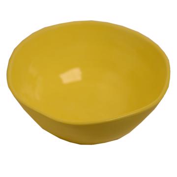 Round Bowl in earthenware, yellow, 11 cm [3]