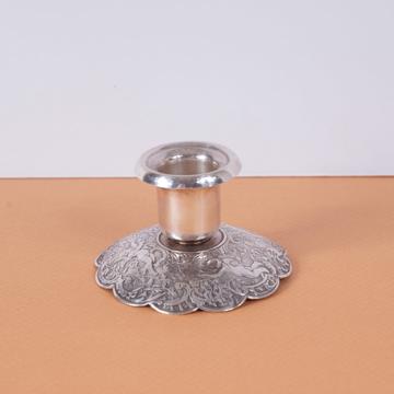 Frieze candlestick in silver plated, silver, love [1]