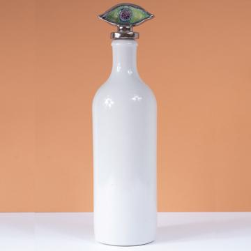 Eye Bottle in Earthenware and Stoneware, light green, 75 cl [1]