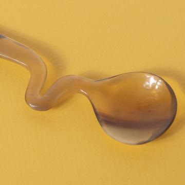 Honey Spoon in Horn, gold, rose [4]