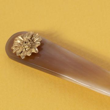 Honey Spoon in Horn, gold, sunflower [2]