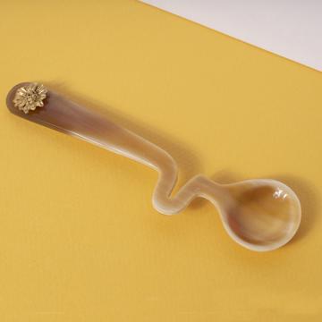 Honey Spoon in Horn, gold, sunflower [1]