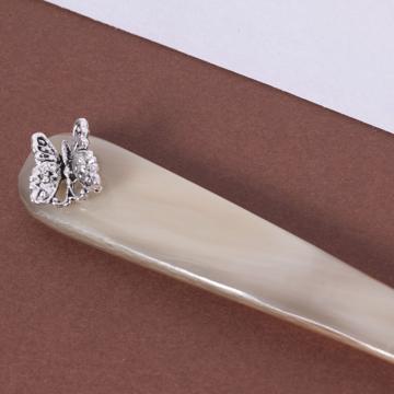 Horn Violon Spoon, silver, butterfly [2]