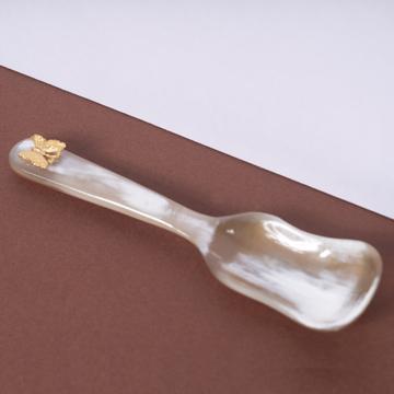 Horn Violon Spoon, gold, butterfly [1]