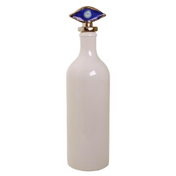 Eye Bottle in Earthenware and Stoneware, dark blue, 75 cl [3]