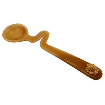 Honey Spoon in Horn, gold, sunflower [3]