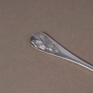 Silver leaves lobster fork in silver plated, silver [4]