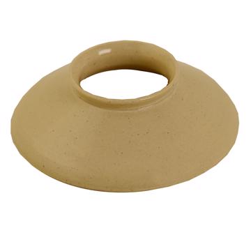 Round Eggcup in earthenware, beige [3]