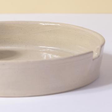 Chanteclerc eggcup in eathenware, beige [2]