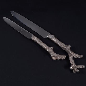 Couteau Corail d'Argent en métal argenté, argent, table  [1]