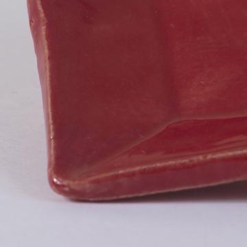 Heart saltcellar in sandstone, dark red [4]