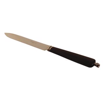 Rambouillet knife in wood and silver, black, table [3]