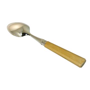 Kérylos Spoon in boxwood, light yellow, table [3]