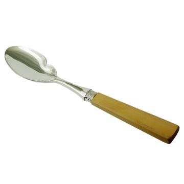 Kérylos notch spoon in boxwood, light yellow [3]