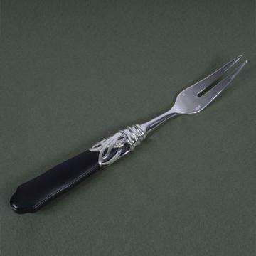 Saba snail fork in Resin and silver