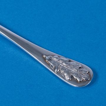 Silver leaves oyster fork in silver plated, silver [4]