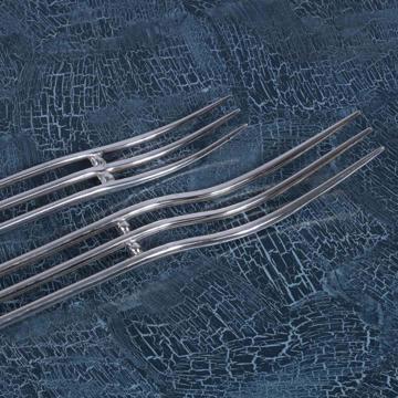 1927 fork in silver plated, silver, dessert [2]