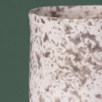Sponge Cup in turned earthenware, cocoa [4]