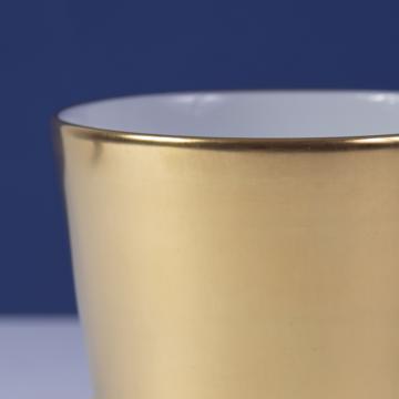 Gold and Platinum Porcelain Tumbler, mat gold, 24k matte gold [6]