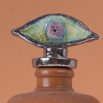 Eye Bottle in Earthenware and Stoneware, light green, 1 l [2]
