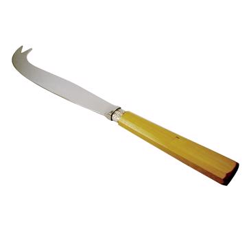 Kérylos cheese knife in boxwood, light yellow, table [3]