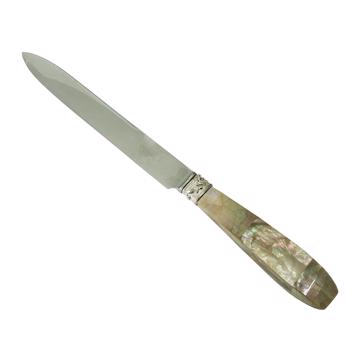 Pacific knife in mother of pearl inlaid, light pink, table [3]