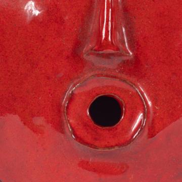 Coloured Fountain Mask in earthenware, special red [4]