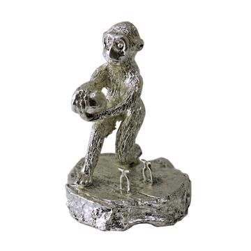 Monkey Card Holder in silver or gold plated, silver [4]