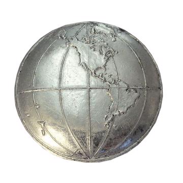 Planisphere Pin's on Copper , silver, verso [3]