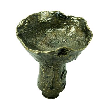 Mushroom Handle in casted metal, bronze