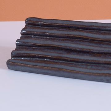 Soap holder in shaped sandstone, blue grey [2]