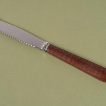 Rambouillet Cheese knife in wood and silver, brown, dessert [2]