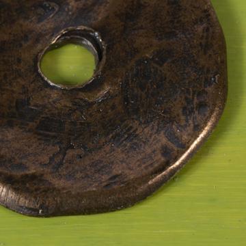 Disks and finger plates, bronze, small wave [2]