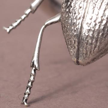 Ronds de Serviette Insectes en cuivre estampé, argent, scarabée [4]