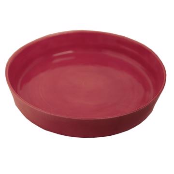 Crato dishes in turned Earthenware, antic pink, 32 cm diam. [3]