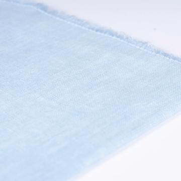 Serviette de table en lin teinté, bleu clair [3]