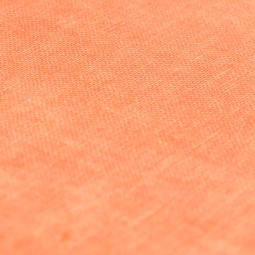 Serviette de table en lin teinté, rouge orange